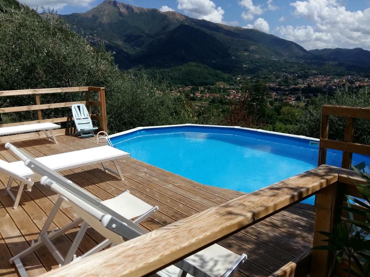 Valuable Rustic Tuscan Swimming Pool, Breathtaking View Of Камайоре Экстерьер фото