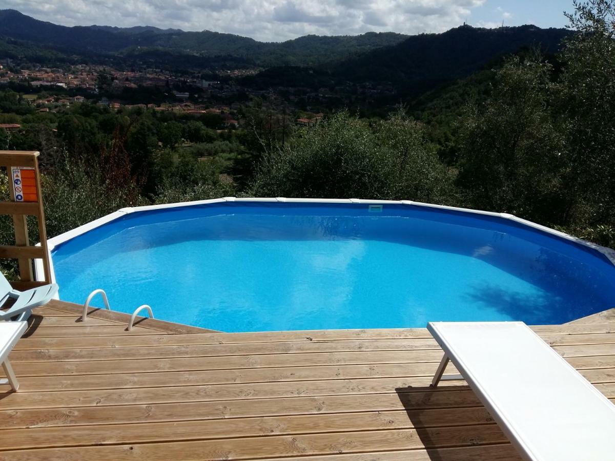 Valuable Rustic Tuscan Swimming Pool, Breathtaking View Of Камайоре Экстерьер фото